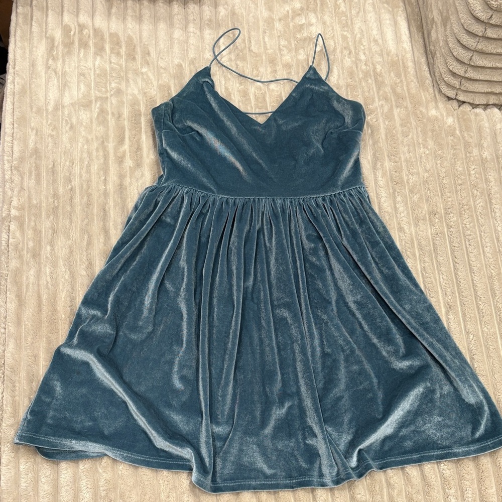 Forever 21 Crushed Velvet Mini Dress